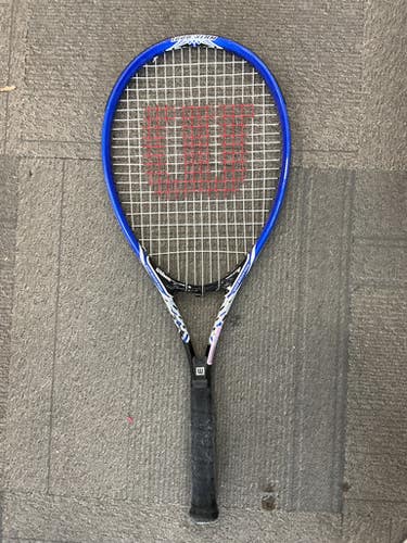 Used Wilson TOUR SLAM Adult Tennis Racquet Royal Blue 4 1/4" 11614-S000231931