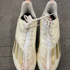 Used Adidas ADIZERO Soccer Cleats White Senior 12 11614-S000231893