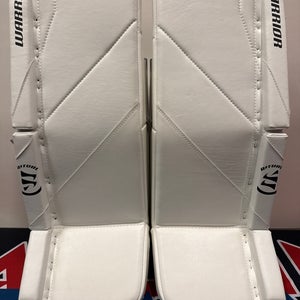 26" Warrior Ritual G7 Goalie Leg Pads (New) White/White