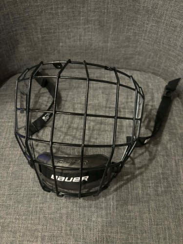 Bauer Hockey Profile II Facemask Cage Senior Large Black White