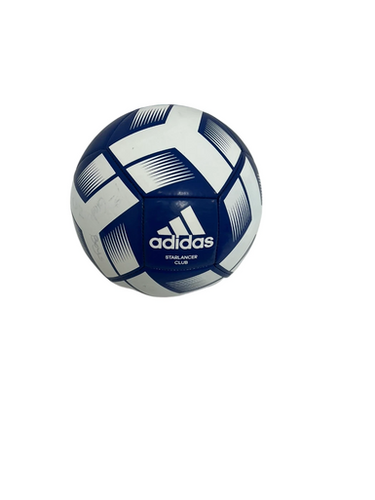 Used Adidas Starlancer Club Size 3 White/Blue Soccer Ball 11692-S000147285