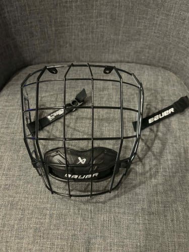 Bauer Hockey Profile II Facemask Cage Senior Medium Black White