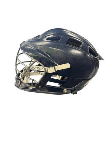 Used Cascade YOUTH HELMET Lacrosse Helmet Navy Blue One Size 11863-S000025396