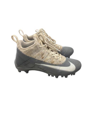 Used Nike LAX Cleats Boys Grey Youth 06.0 11863-S000025395
