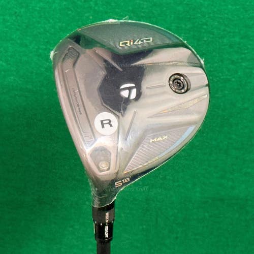 NEW LH TaylorMade Qi4D MAX 18 5 Fairway Wood Mitsubishi REAX 55 Regular w/ HC