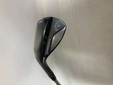 Used Callaway JAWS RAW BLACK 60 8Z Golf Wedge Mens LH 60 Degree 11823-S000037465