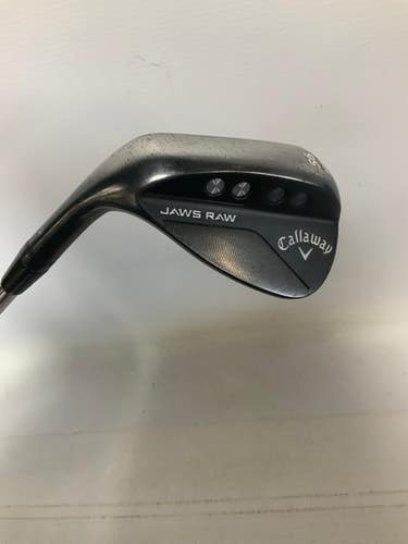 Used Callaway JAWS RAW BLACK 56 10S Golf Wedge Mens LH 56 Degree 11823-S000037466