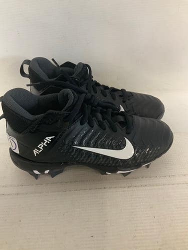Used Nike ALPHA MENACE SHARK Jr FB Cleats Black Junior 01 11823-S000037455