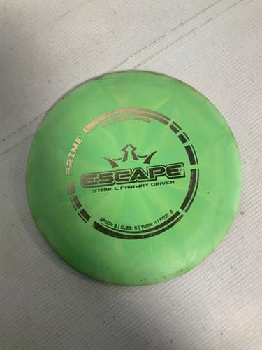 Used Dynamic Discs ESCAPE PRIME Disc Golf Driver Green 11823-S000037430