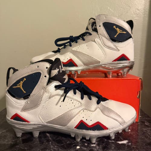 Men's Size M 11.0 Jordan 7 cleats Olympic USA Dream Team