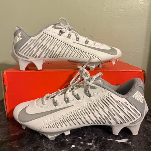 Men's 10 Nike Vapor Edge 360 VC Low Top Turf Cleats white