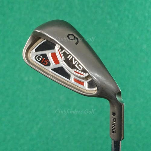Ping G15 Black Dot Single 6 Iron Factory AWT Steel Stiff