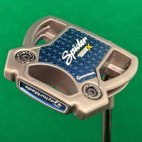 TaylorMade Spider Tour X1 L-Neck 35" Mallet Putter Golf Club w/ KBS