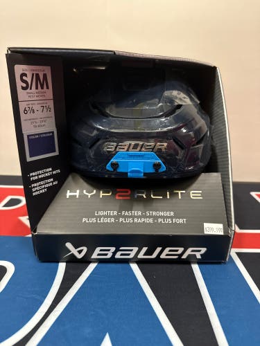 Bauer Hyperlite 2 Helmet Navy Adult Small/Medium (New)