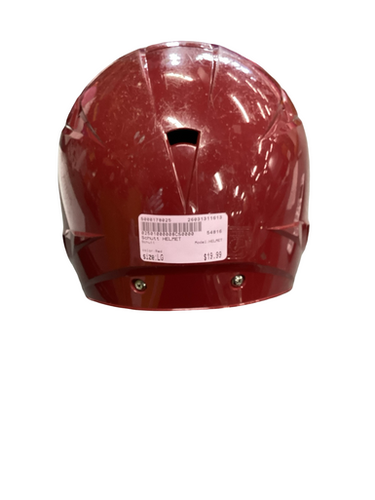 Used Schutt HELMET Batting Helmet No Mask Red LG 11613-S000178025