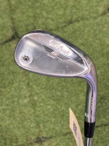 Men's 56° Titleist Vokey SM7 Tour Chrome Wedge Right Handed - BV SM7 Shaft (Used)