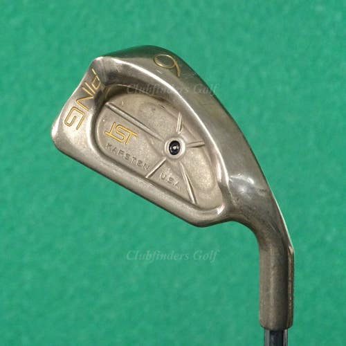 Ping ISI Nickel Black Dot Single 6 Iron Karsten JZ Steel Stiff