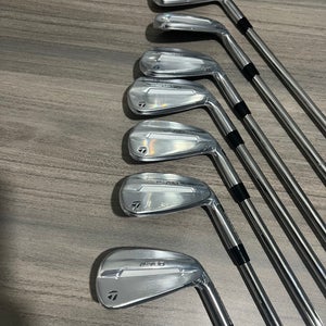 Men's 2025 TaylorMade P-790 Right Handed Iron Set Stiff Flex Steel Shaft (New)
