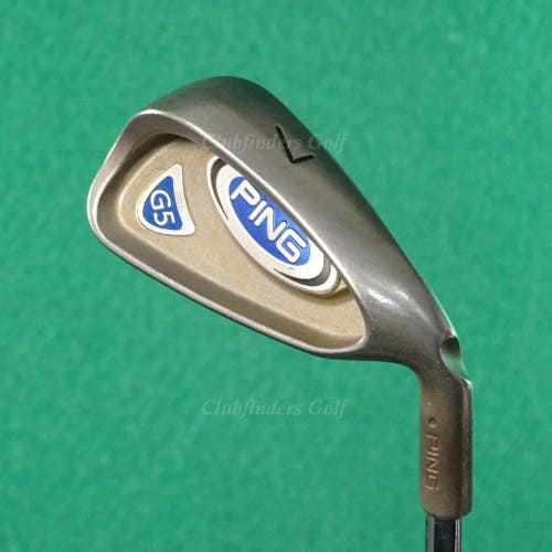 Ping G5 Black Dot Single 7 Iron True Temper Stepped Steel Stiff