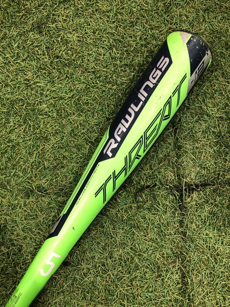 2019 Rawlings Threat Composite Bat USABat Certified (-12) Composite 15 oz 27" (Used)