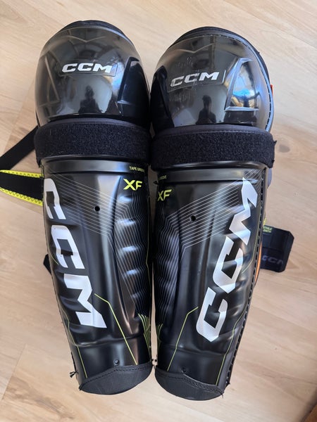 Senior CCM Tacks XF 15" Shin Pads (Used)