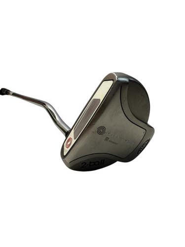 Used Odyssey WHITE STEEL 2 BALL Mens Putter LH Silver 33" 11835-S000203282