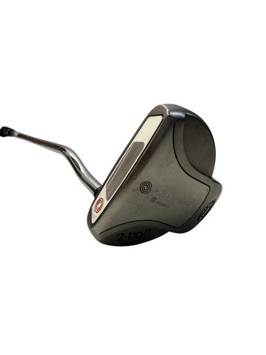 Used Odyssey WHITE STEEL 2 BALL Mens Putter LH Silver 33" 11835-S000203282