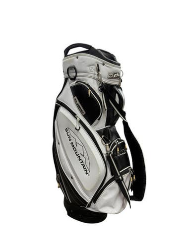Used Sun Mountain TOUR SERIES Mens Cart Bag Black And White 11835-S000205865