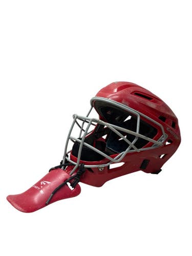 Used Easton GAMETIME HELMET Catchers Helmet w/Mask Red XL 11835-S000205982