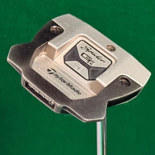 TaylorMade Spider GTX Silver Center-Shaft 35" Putter Mallet W/ Super Stroke
