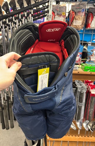 JR XL CCM Vector Used Extra Large navy Blue Junior Ice Hockey pant Pants