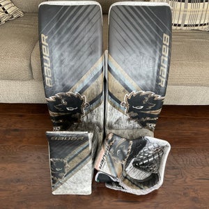 Digiprint Bauer Goalie Pads, Glove, and Blocker - Size large