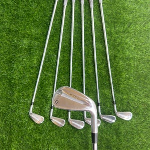 Men's 2025 TaylorMade P-790 Right Handed Iron Set Stiff Flex Steel Shaft (New)