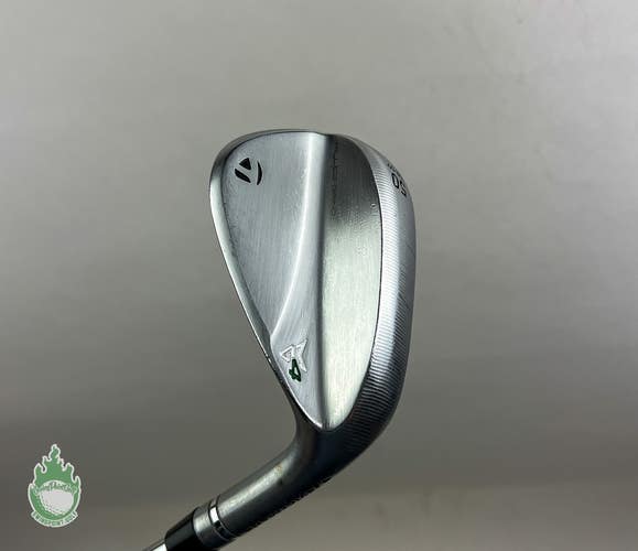 TaylorMade Milled Grind 4 Chrome SB Wedge 50*-09 S400 TI Stiff Steel Golf Club