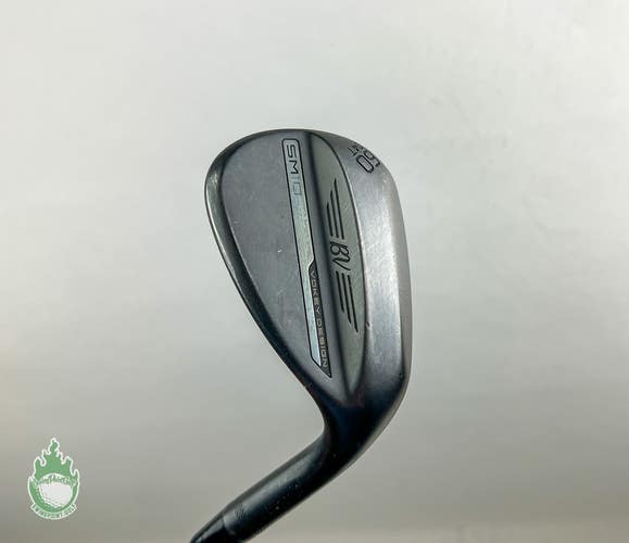 Used Titleist Vokey SM10 Black T Grind Wedge 60*-04 Wedge Flex Steel Golf Club