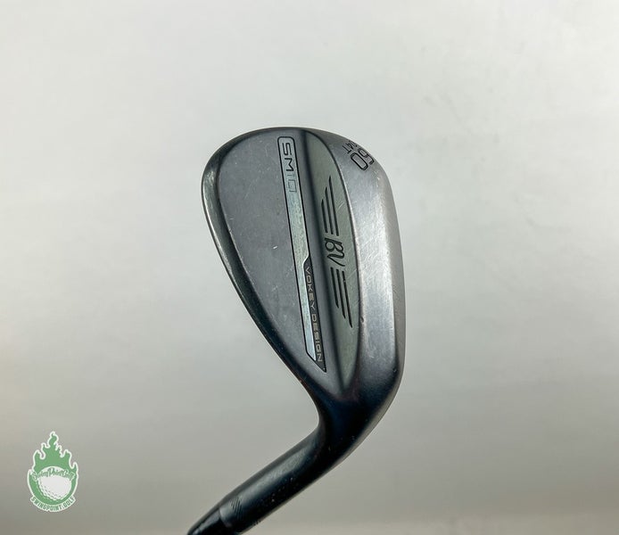 Used Titleist Vokey SM10 Black T Grind Wedge 60*-04 Wedge Flex Steel Golf Club