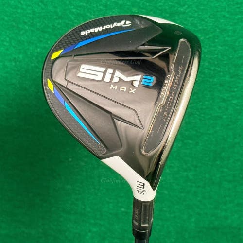 TaylorMade SIM 2 MAX Fairway 15 3 Wood Ventus Blue FW 5-R Graphite Regular w/HC