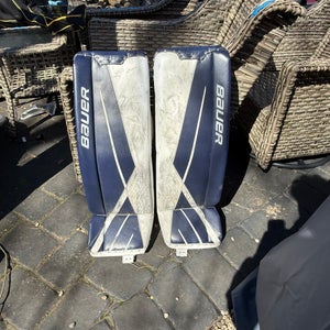 Large Bauer Supreme 3S Goalie Leg Pads Intermediate large +32 (Used)