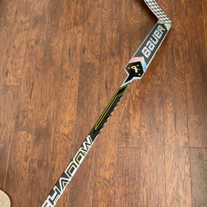 Senior Bauer Supreme Shadow Regular Goalie stick 25" Paddle (New)