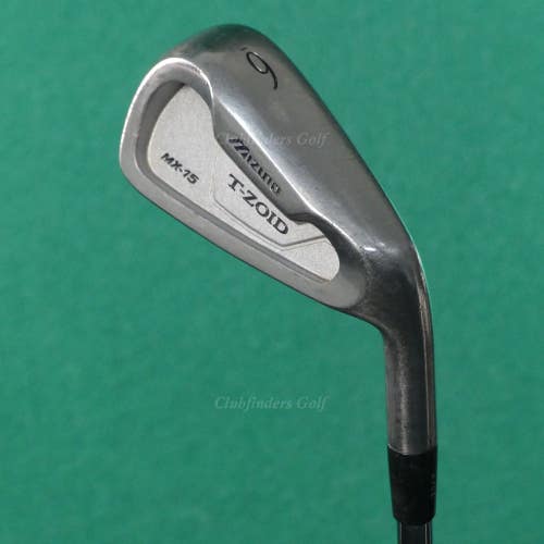 Mizuno T-Zoid MX-15 Single 6 Iron Factory Dynaflex Steel Regular