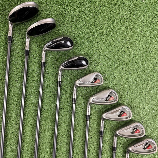 Adams Golf A2 OS Hybrid Iron Set 3-PW GW ProLaunch Blue Regular Flex Left Handed