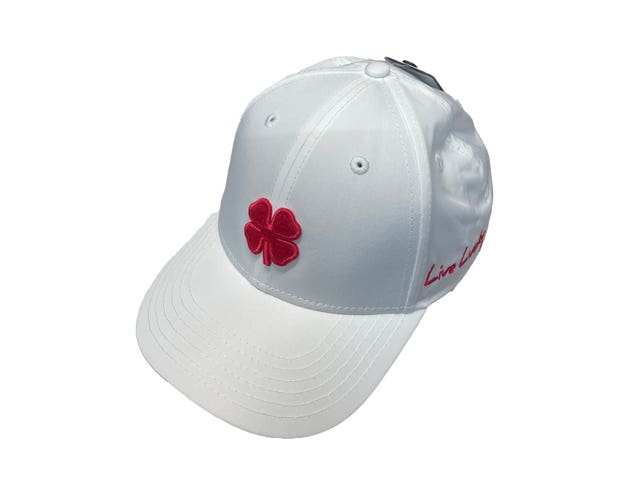 NEW Women's Black Clover Live Lucky Hollywood #23 White Adjustable Toggle Golf