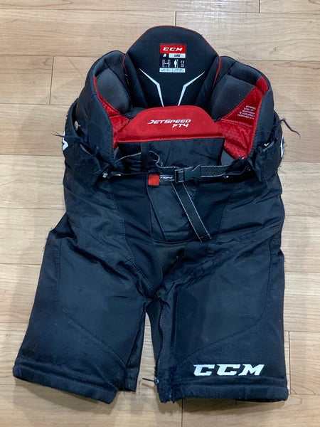 Used Junior Large CCM JetSpeed FT4 Hockey Pants