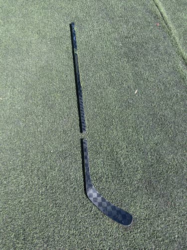 Game used broken Phillip Danault Warrior Alpha LX3 Pro Left Hand Hockey Stick Mid Pattern 85 Flex