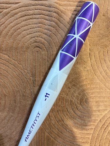 2018 Easton Amethyst Alloy Bat (-11) Alloy 21 oz 32" (Used)