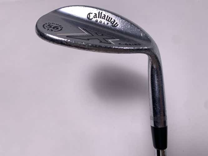 Callaway X Forged Chrome Sand Wedge SW 56* 15 Bounce Wedge Steel Mens RH