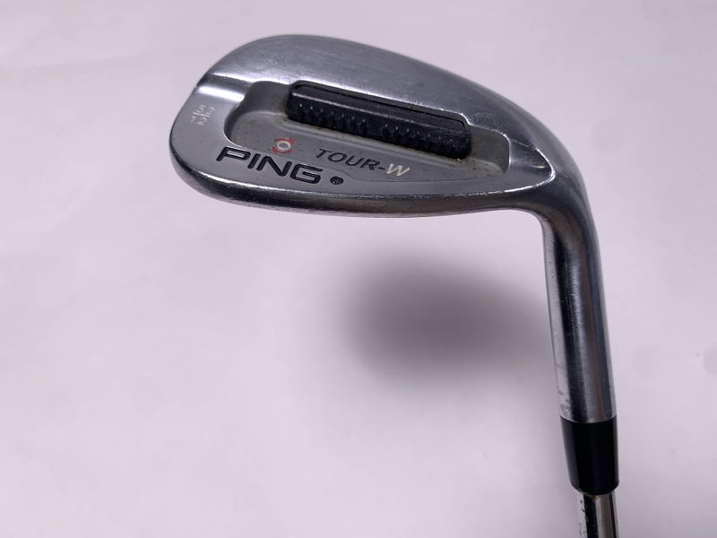 Ping Tour-W Brushed Silver Gap Wedge GW 52* 12 Bounce Black Dot AWT Stiff RH