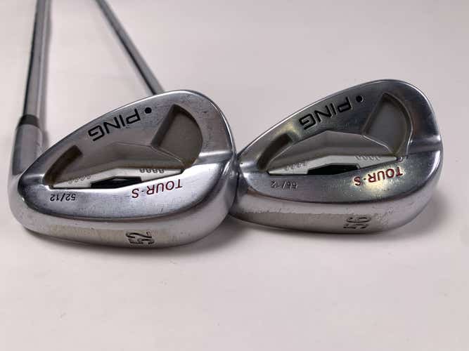 Ping Tour-S Chrome Wedge Set 52* 12 | 56* 12 Black Dot KBS Tour Stiff RH