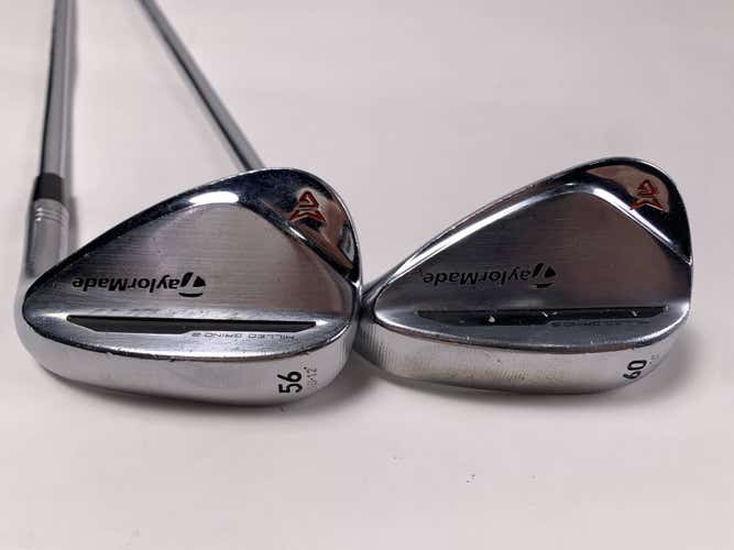 TaylorMade Milled Grind 2 Chrome Wedge Set 56* 12 | 60* 10 DG S200 Stiff RH