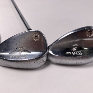 Titleist Vokey SM7 Tour Chrome Wedge Set 56* 8 | 60* 10 Wedge Steel Mens RH